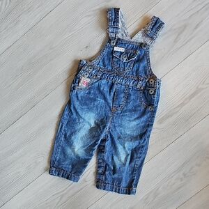 Vintage Guess Denim Overalls 12 Months